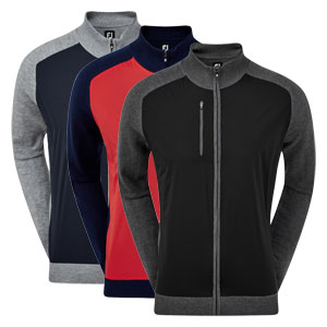FootJoy Wool Blend Tech Full-Zip Sweater